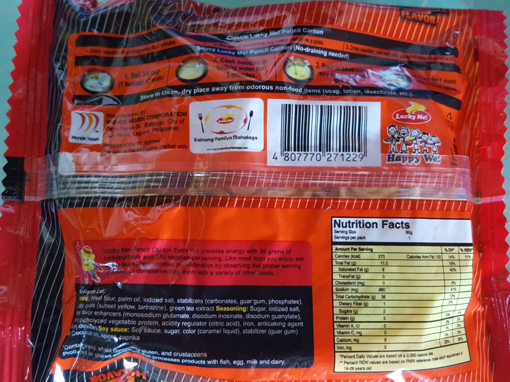 Lucky Me! Pancit Canton Extra Hot Chili03